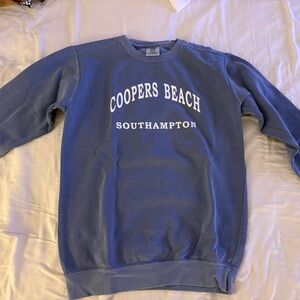 Blue Coopers Beach Southampton New York Sweatshirt Unisex